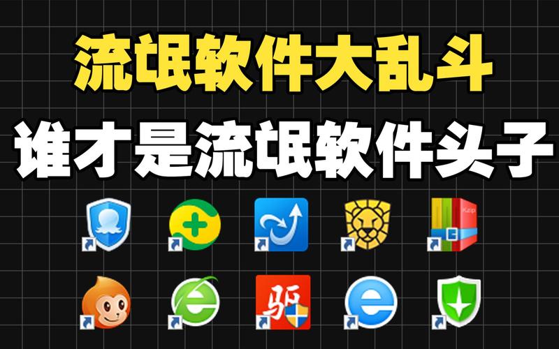 恶意推广、强制安装,严重影响电脑使用体验的 100 款流氓软件