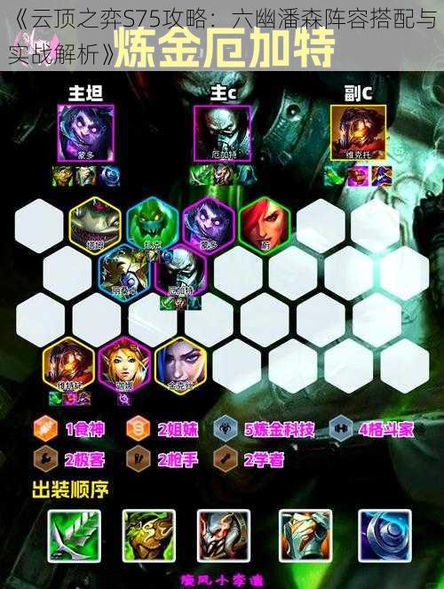 《云顶之弈S75攻略:六幽潘森阵容搭配与实战解析》